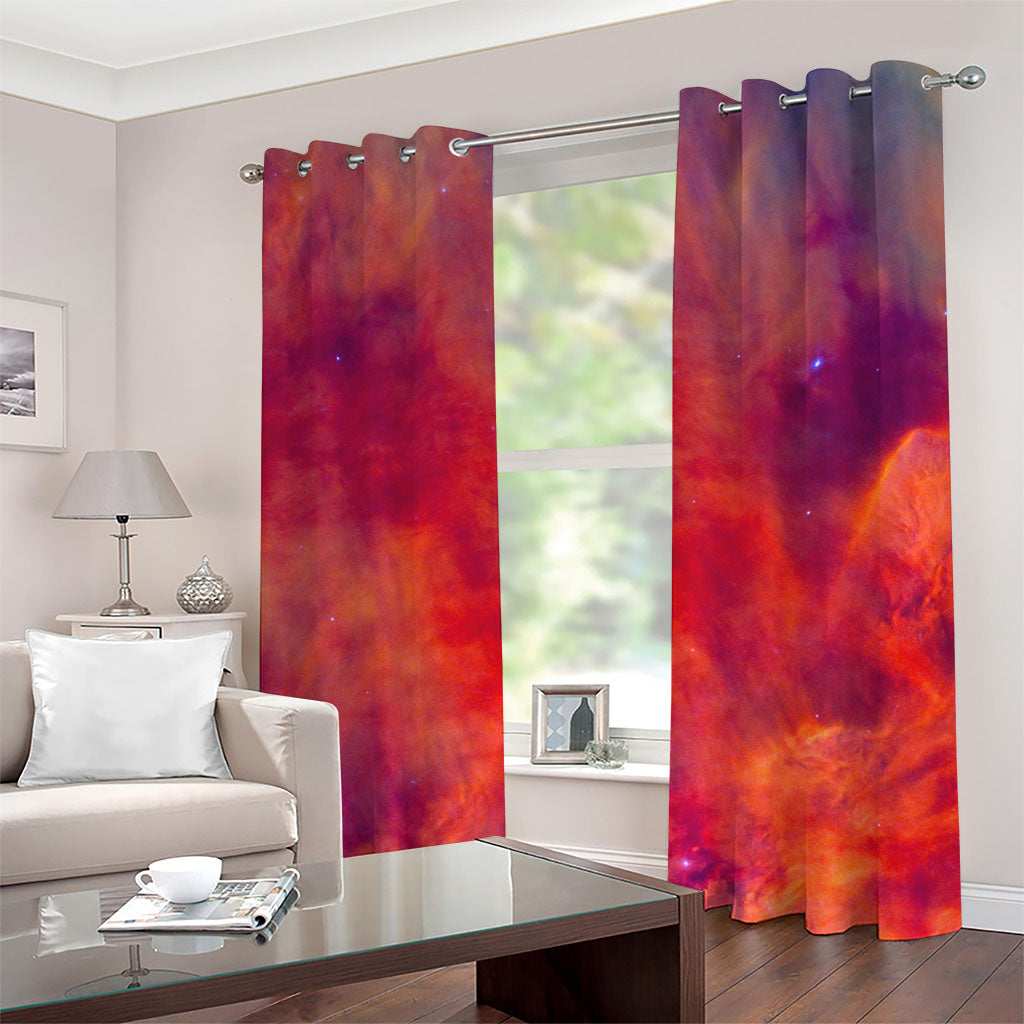 Abstract Nebula Cloud Galaxy Space Print Grommet Curtains