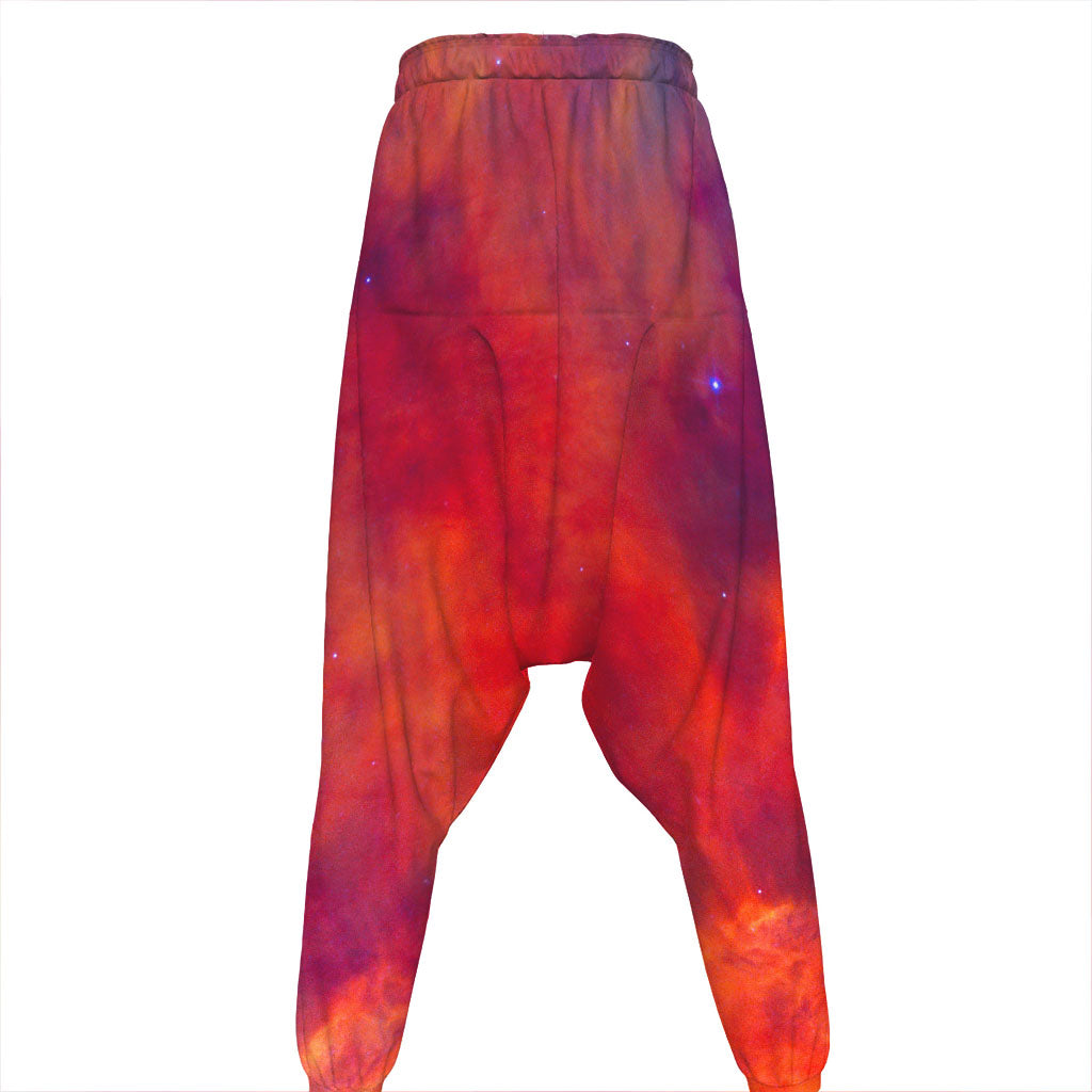 Abstract Nebula Cloud Galaxy Space Print Hammer Pants