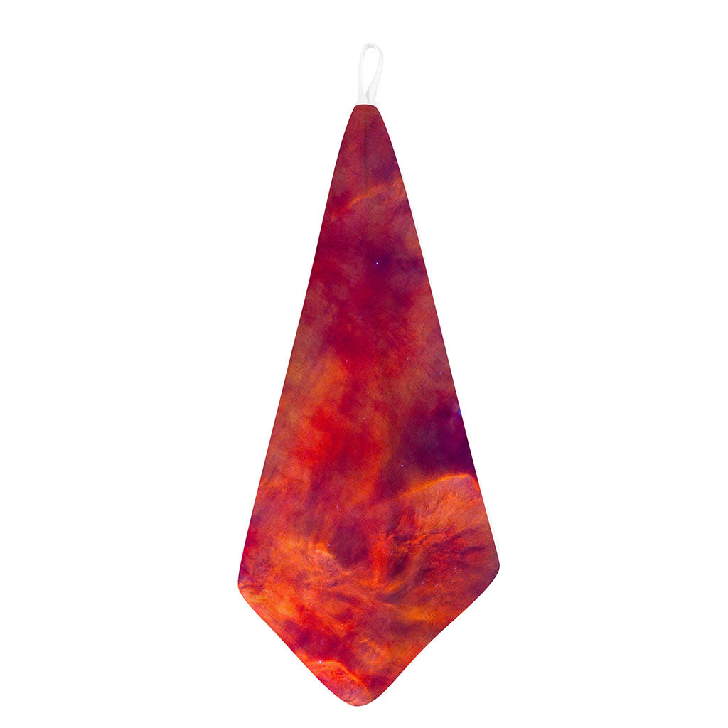 Abstract Nebula Cloud Galaxy Space Print Hand Towel