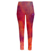 Abstract Nebula Cloud Galaxy Space Print High-Waisted Pocket Leggings