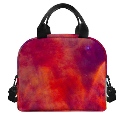 Abstract Nebula Cloud Galaxy Space Print Insulated Lunch Bag