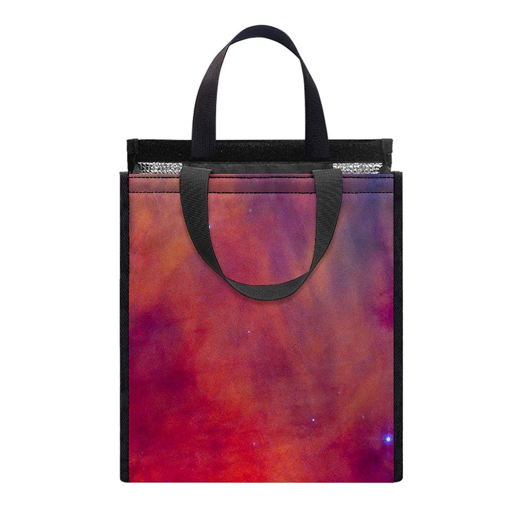 Abstract Nebula Cloud Galaxy Space Print Insulated Lunch Tote