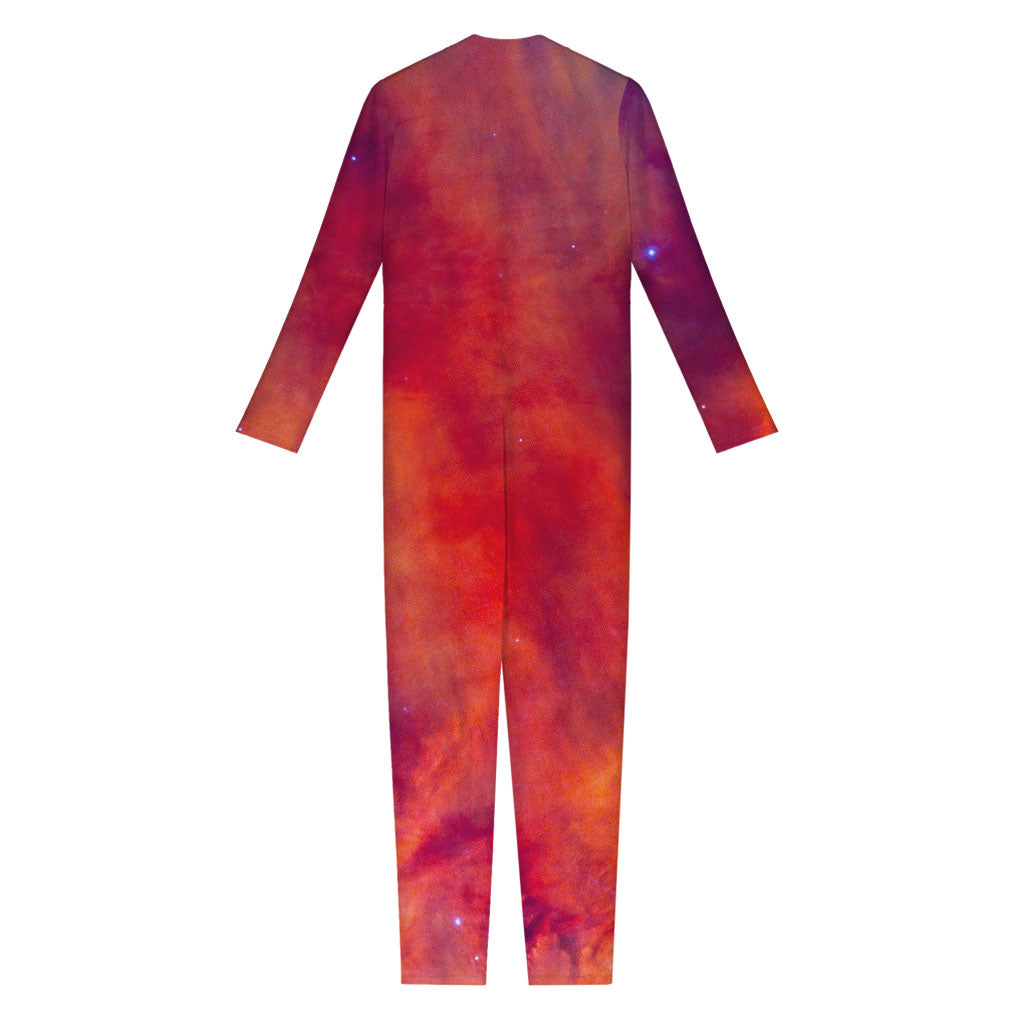 Abstract Nebula Cloud Galaxy Space Print Jumpsuit