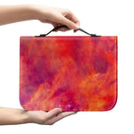 Abstract Nebula Cloud Galaxy Space Print Leather Bible Cover