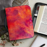 Abstract Nebula Cloud Galaxy Space Print Leather Bible Cover