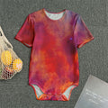 Abstract Nebula Cloud Galaxy Space Print Men's Bodysuit