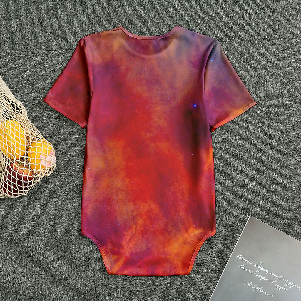 Abstract Nebula Cloud Galaxy Space Print Men's Bodysuit