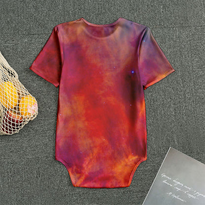 Abstract Nebula Cloud Galaxy Space Print Men's Bodysuit