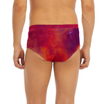 Abstract Nebula Cloud Galaxy Space Print Men's Briefs
