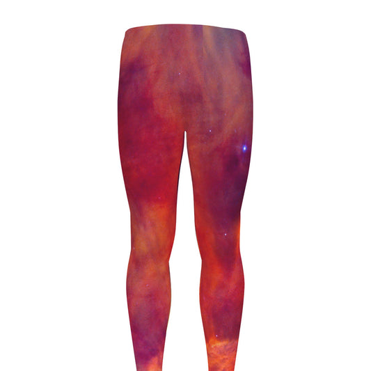 Abstract Nebula Cloud Galaxy Space Print Men's leggings