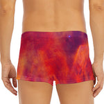 Abstract Nebula Cloud Galaxy Space Print Men's Short Boxer Briefs