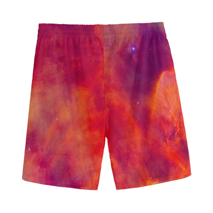 Abstract Nebula Cloud Galaxy Space Print Men's Sports Shorts