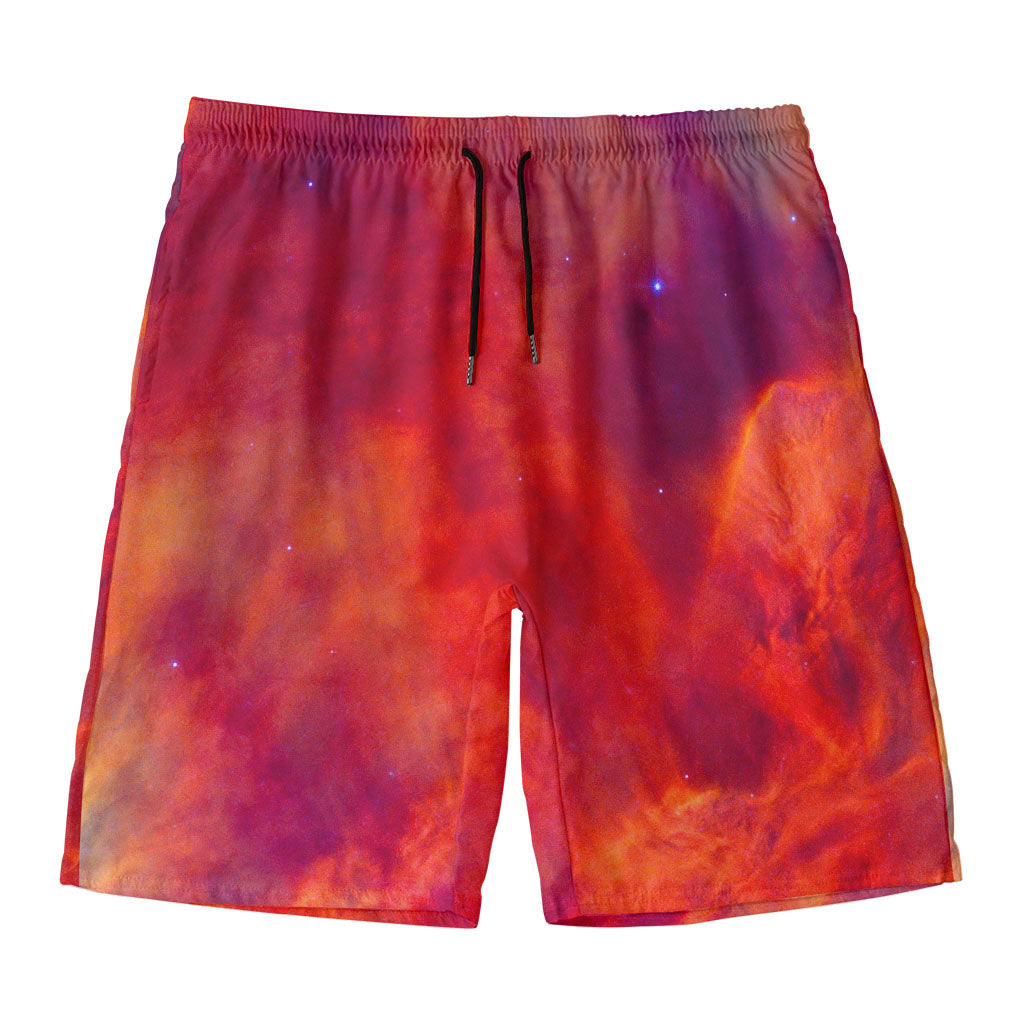 Abstract Nebula Cloud Galaxy Space Print Men's Swim Trunks