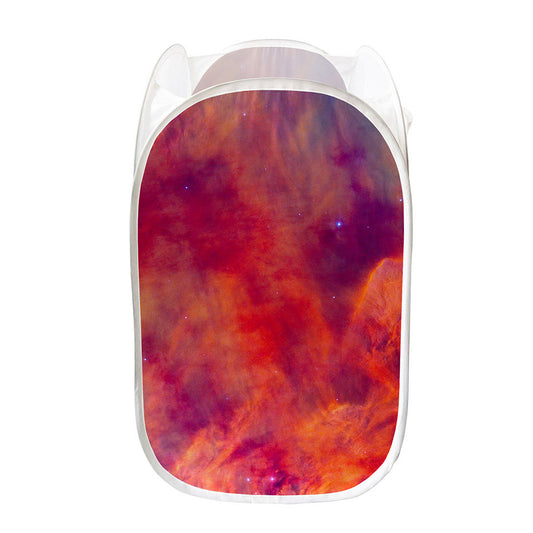 Abstract Nebula Cloud Galaxy Space Print Mesh Laundry Hamper