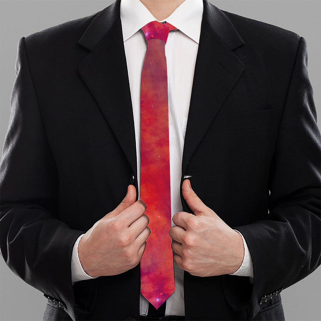 Abstract Nebula Cloud Galaxy Space Print Necktie