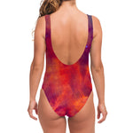 Abstract Nebula Cloud Galaxy Space Print One Piece Swimsuit