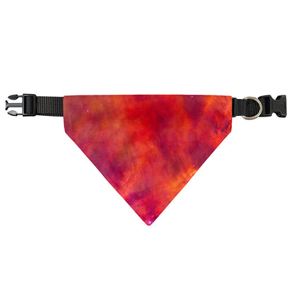 Abstract Nebula Cloud Galaxy Space Print Over The Collar Dog Bandana