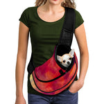 Abstract Nebula Cloud Galaxy Space Print Pet Sling Carrier