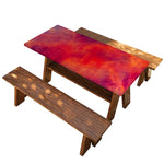 Abstract Nebula Cloud Galaxy Space Print Picnic Table Cover