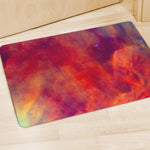 Abstract Nebula Cloud Galaxy Space Print Polyester Doormat
