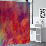 Abstract Nebula Cloud Galaxy Space Print Premium Shower Curtain