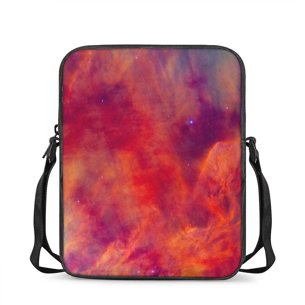 Abstract Nebula Cloud Galaxy Space Print Rectangular Crossbody Bag