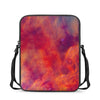 Abstract Nebula Cloud Galaxy Space Print Rectangular Crossbody Bag