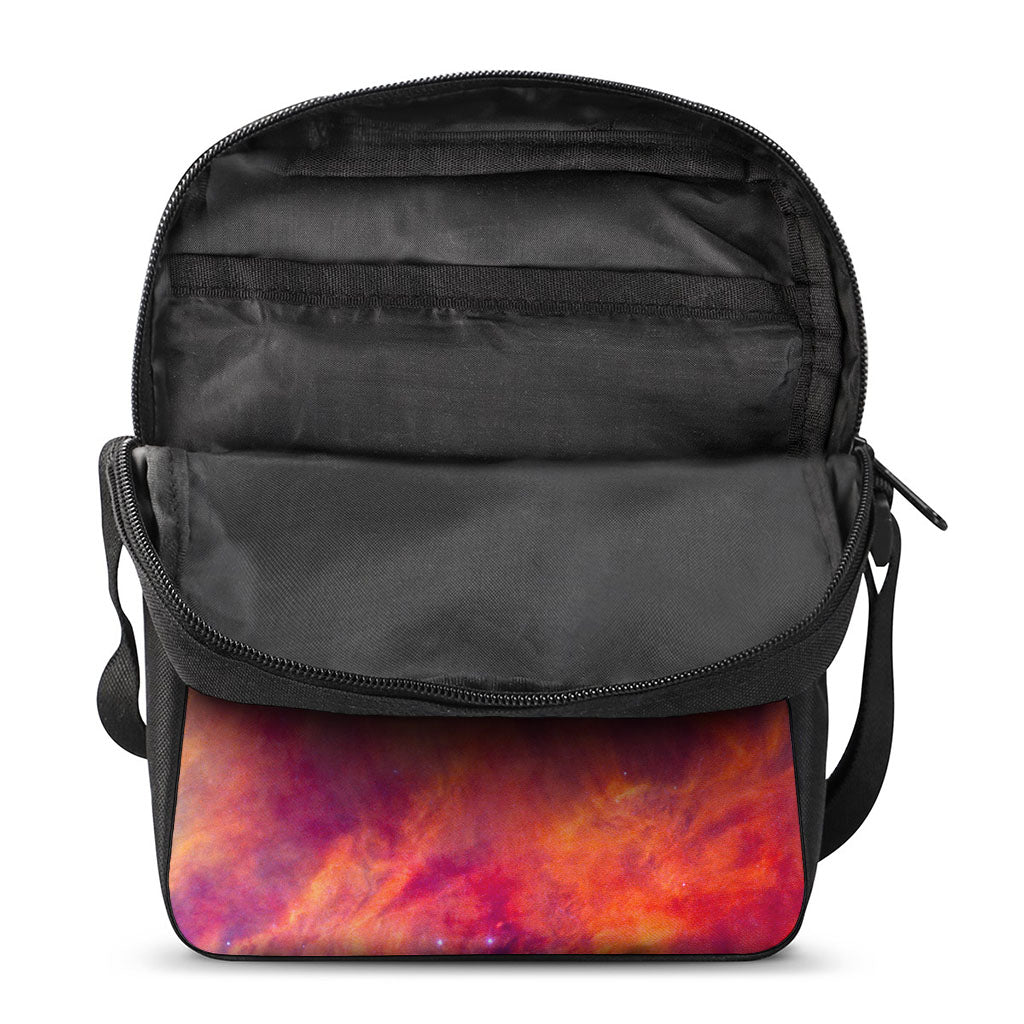 Abstract Nebula Cloud Galaxy Space Print Rectangular Crossbody Bag
