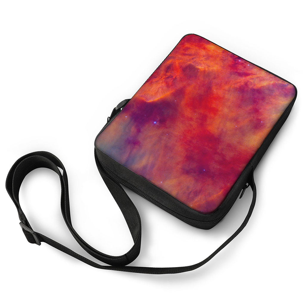 Abstract Nebula Cloud Galaxy Space Print Rectangular Crossbody Bag