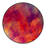 Abstract Nebula Cloud Galaxy Space Print Round Floor Mat