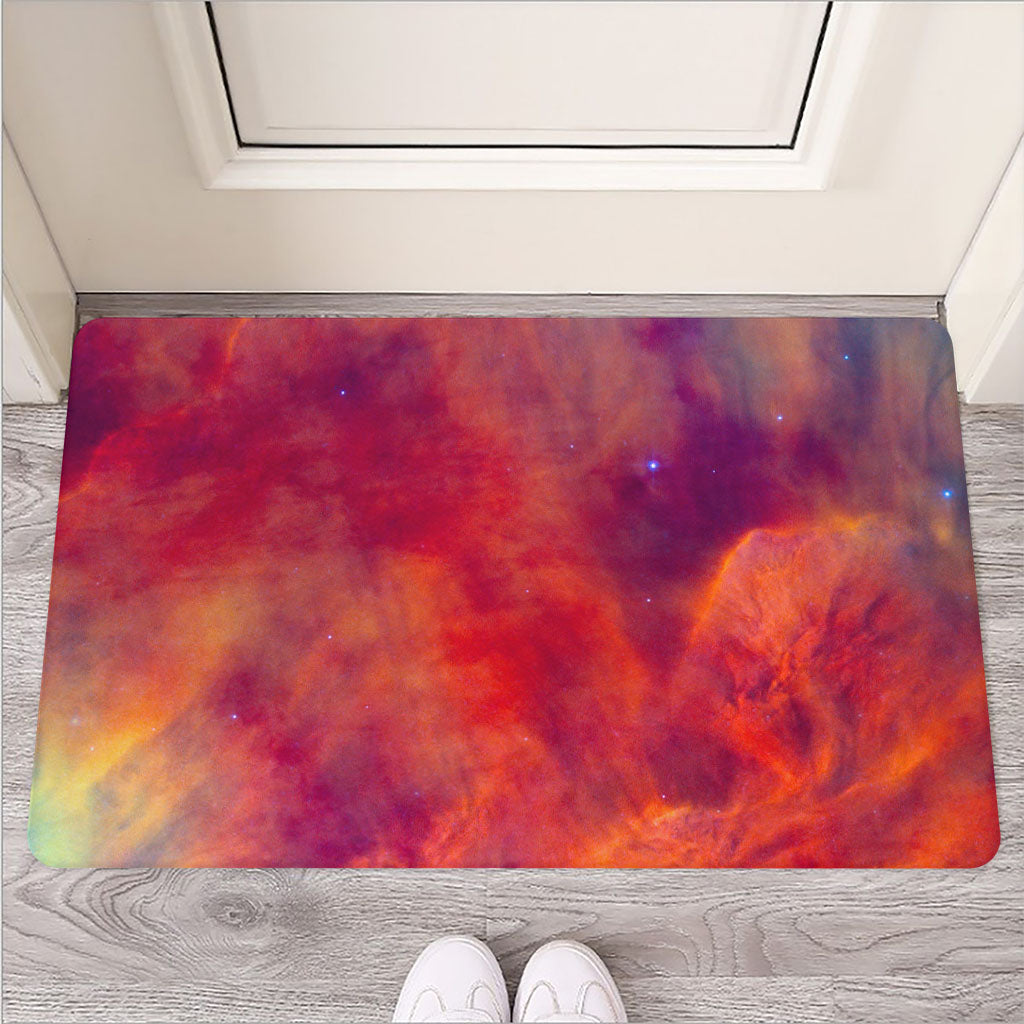 Abstract Nebula Cloud Galaxy Space Print Rubber Doormat