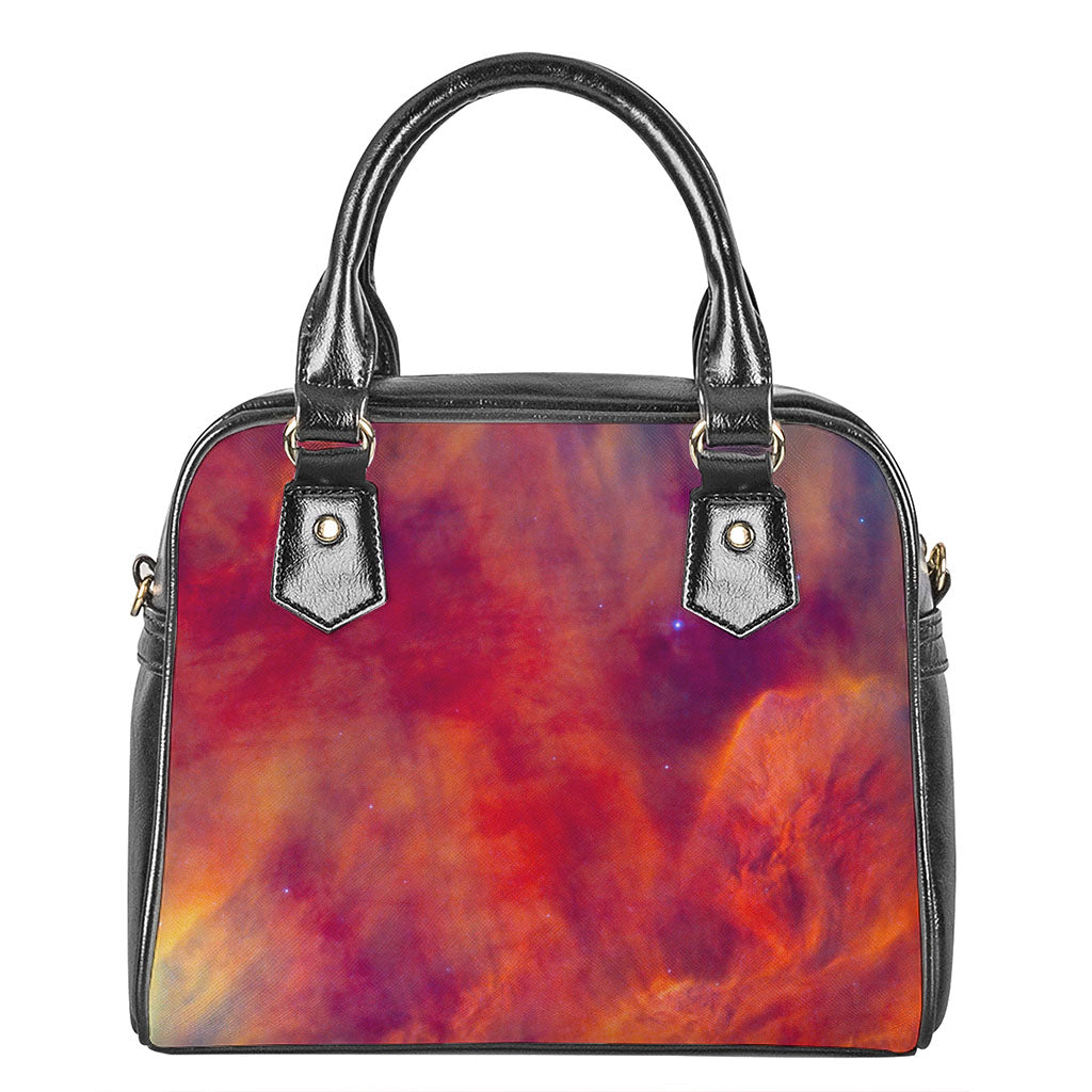 Abstract Nebula Cloud Galaxy Space Print Shoulder Handbag