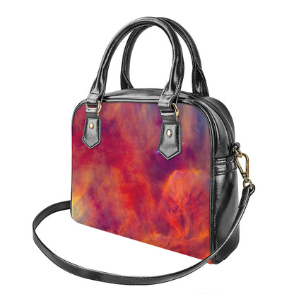 Abstract Nebula Cloud Galaxy Space Print Shoulder Handbag