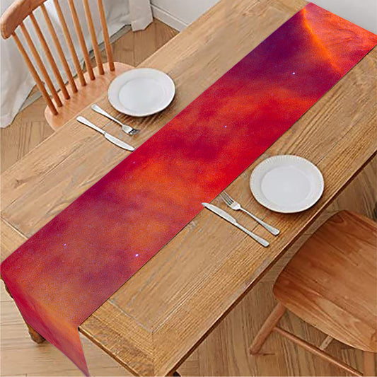 Abstract Nebula Cloud Galaxy Space Print Table Runner