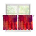 Abstract Nebula Cloud Galaxy Space Print Tier Curtains
