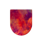 Abstract Nebula Cloud Galaxy Space Print Toilet Lid Cover