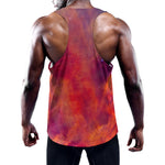 Abstract Nebula Cloud Galaxy Space Print Training Tank Top