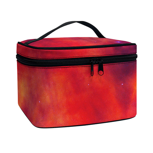 Abstract Nebula Cloud Galaxy Space Print Travel Makeup Bag