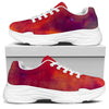 Abstract Nebula Cloud Galaxy Space Print White Chunky Shoes