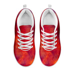 Abstract Nebula Cloud Galaxy Space Print White Running Shoes