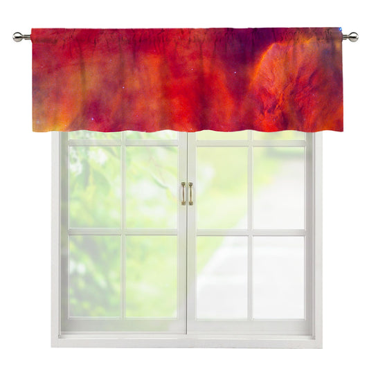 Abstract Nebula Cloud Galaxy Space Print Window Valance