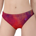 Abstract Nebula Cloud Galaxy Space Print Women's Panties