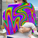 Abstract Neon Trippy Print Baby Seat Cover