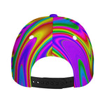 Abstract Neon Trippy Print Baseball Cap