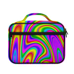 Abstract Neon Trippy Print Briefcase Bible Bag