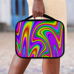 Abstract Neon Trippy Print Classic Bible Case