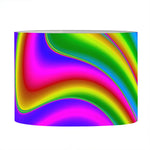 Abstract Neon Trippy Print Drum Lamp Shade