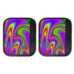 Abstract Neon Trippy Print Handle Covers