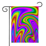 Abstract Neon Trippy Print House Flag