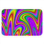 Abstract Neon Trippy Print Indoor Door Mat